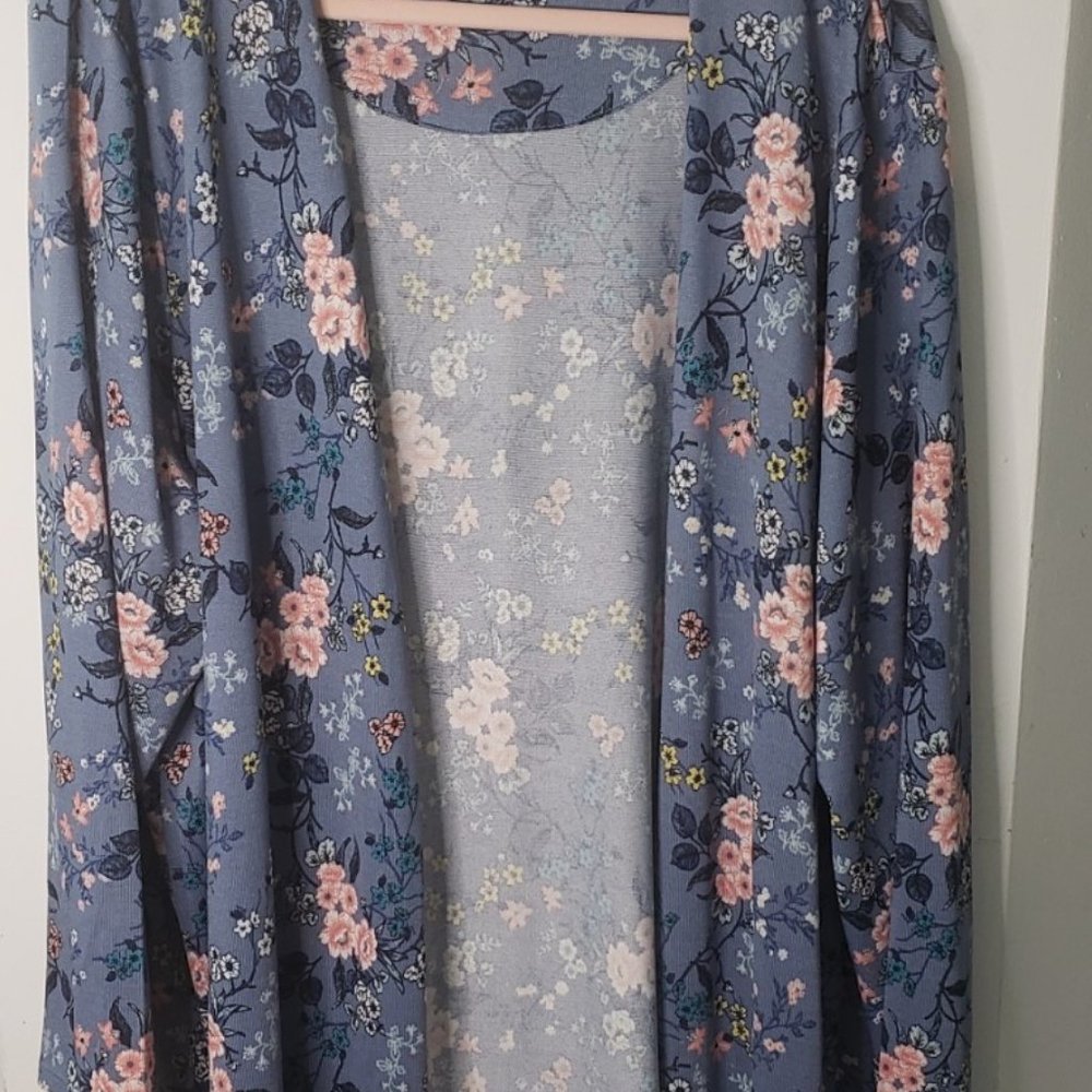 Comfy blue duster